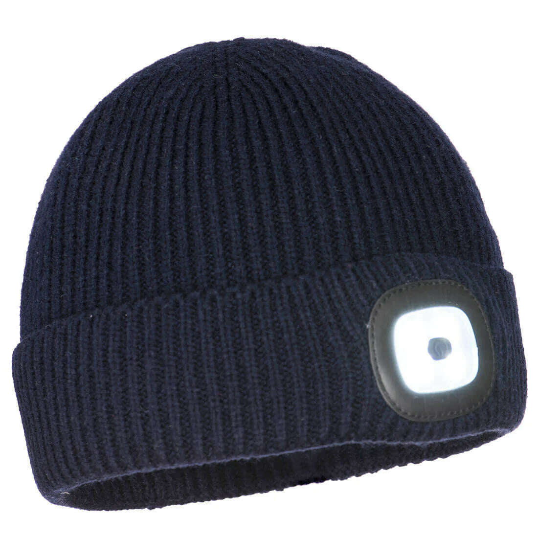 B033 - Workman's LED Beanie Marinblå