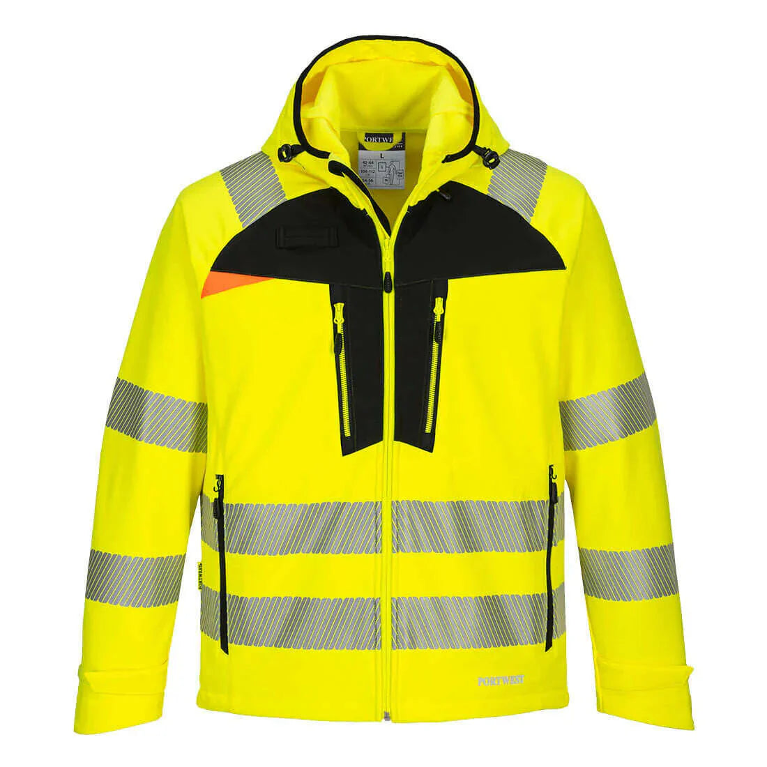 DX475 - DX4 Hi-Vis Softshell. Portwest