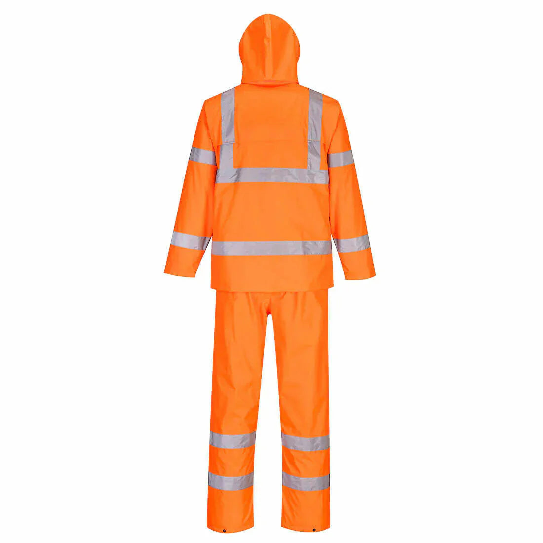 H448 - Hi-Vis packbart regnställ. Portwest