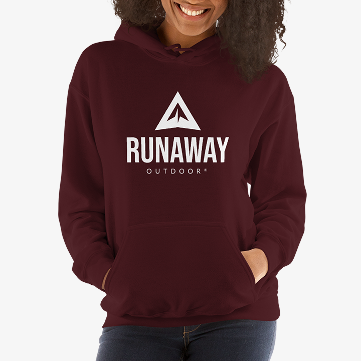 Hoodie Runaway Original Bordeaux pour femme