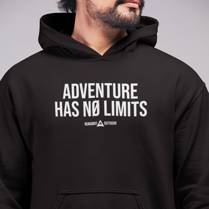 Hoodie Runaway Adventure Has No Limits Noir