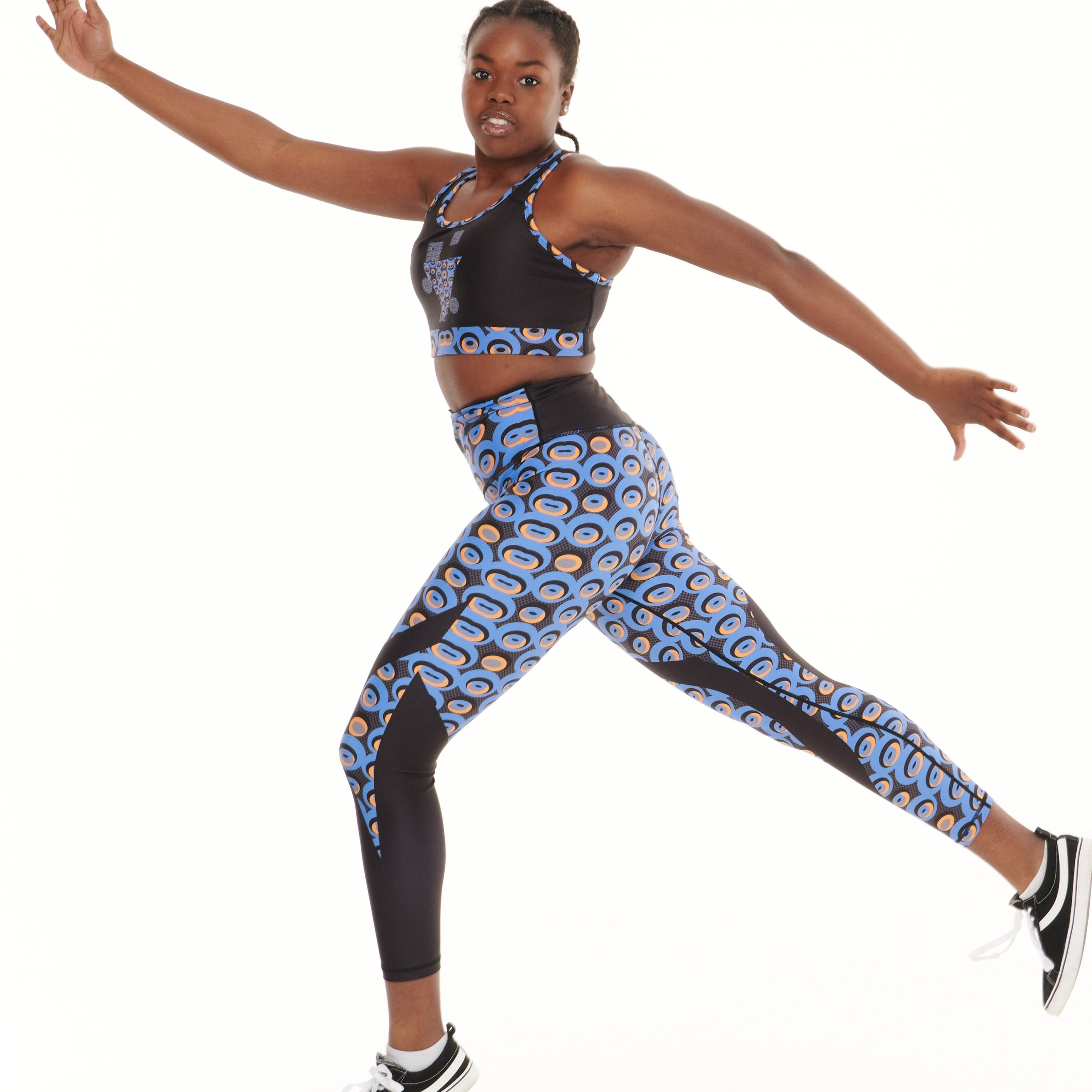 Siefay On Blue Vibrant Leggings