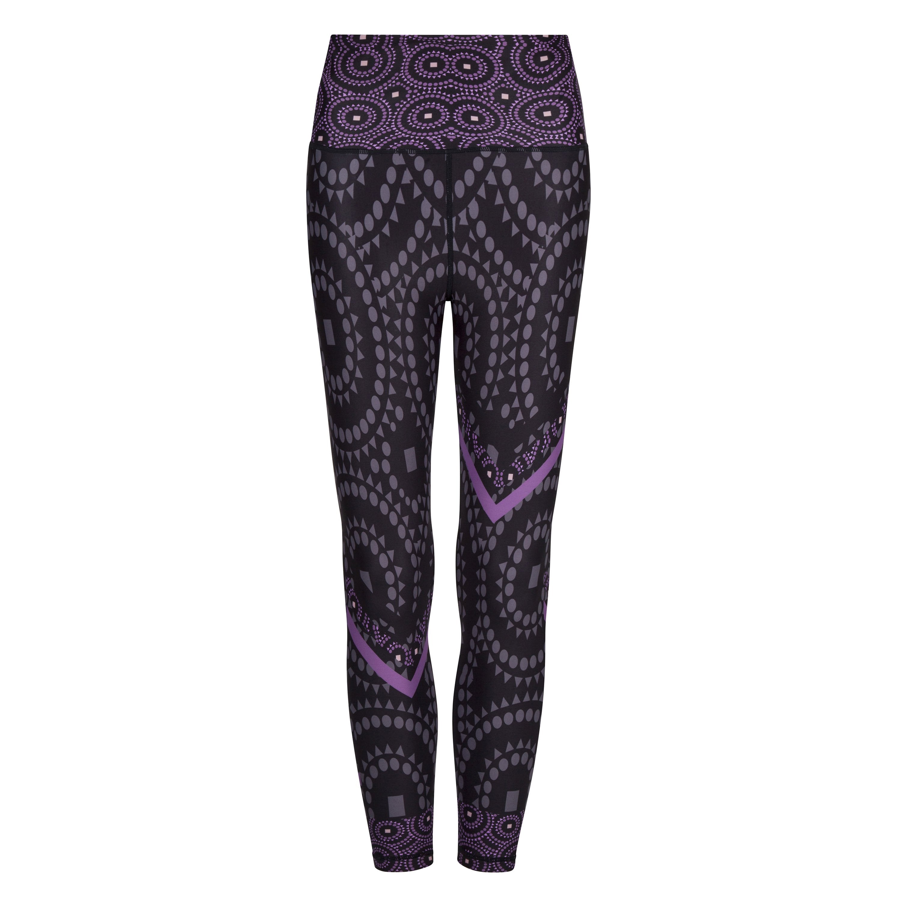 Signature On Purple Splash Leggings