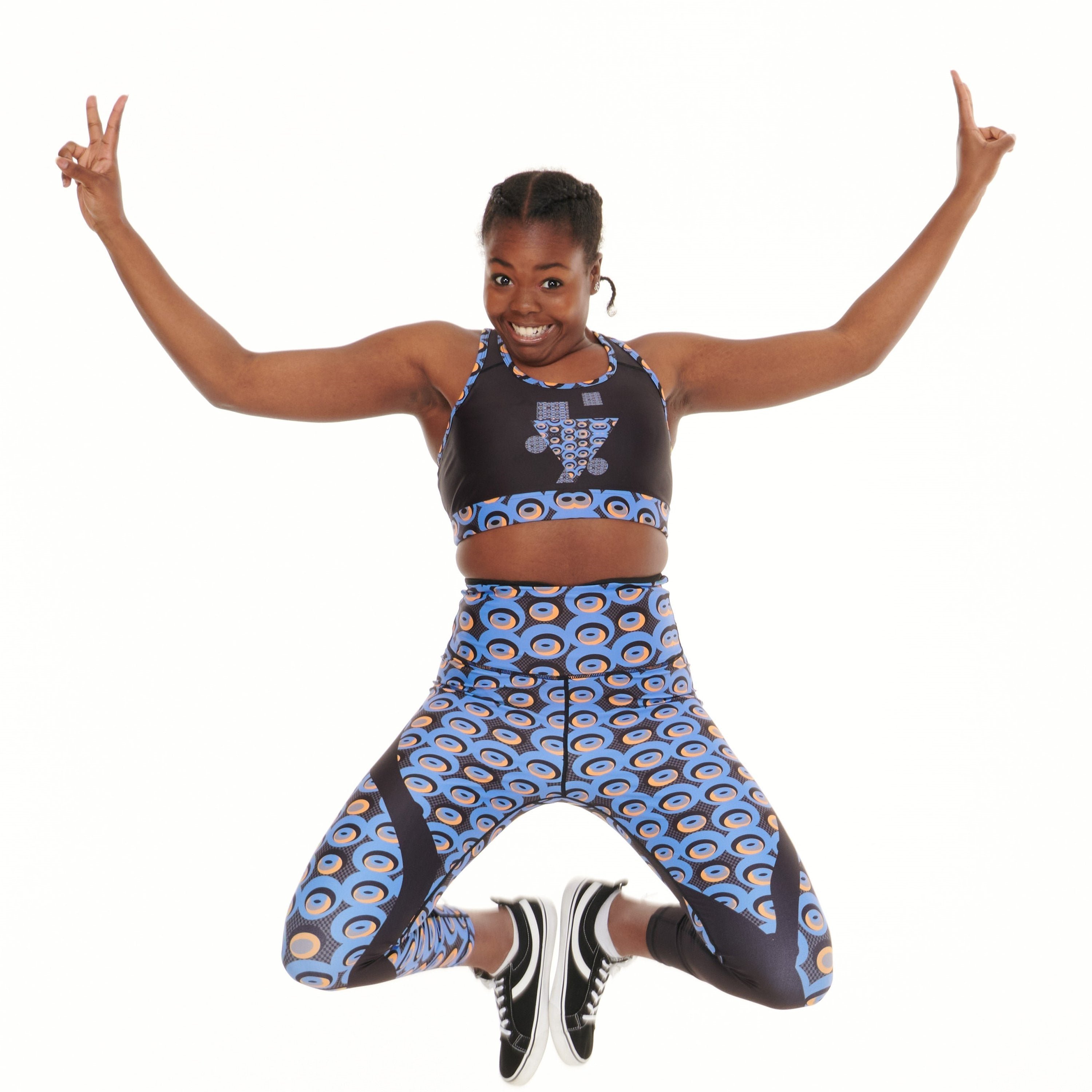 Siefay On Blue Vibrant Leggings