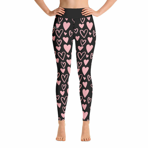 "Be You" - Leggings - KÄRLEK SVART